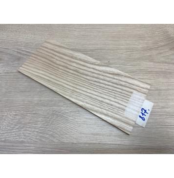 Ясень Белый заготовка накладки на головку грифа Смешанный ААА 5х98х230 мм-0