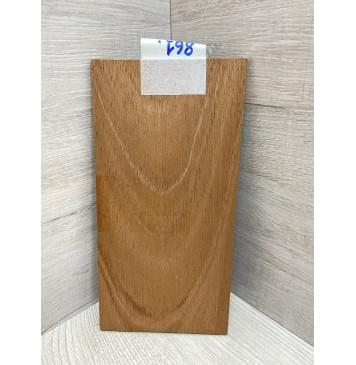 Махагон Кая заготовка накладки на головку грифа Тангент ААА 4,5х112х215 мм-1