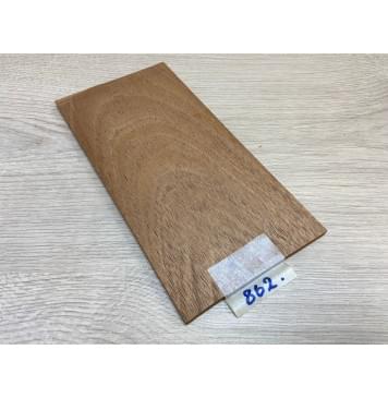 Махагон Кая заготовка накладки на головку грифа Тангент ААА 6,5х112х215 мм-0