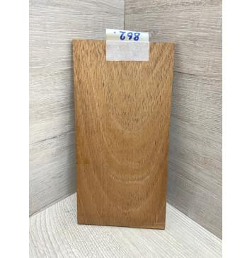 Махагон Кая заготовка накладки на головку грифа Тангент ААА 6,5х112х215 мм-1