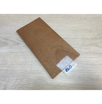 Махагон Кая заготовка накладки на головку грифа Тангент ААА 7х112х215 мм-0