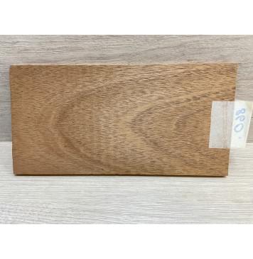 Махагон Кая заготовка накладки на головку грифа Тангент ААА 7х112х215 мм-5