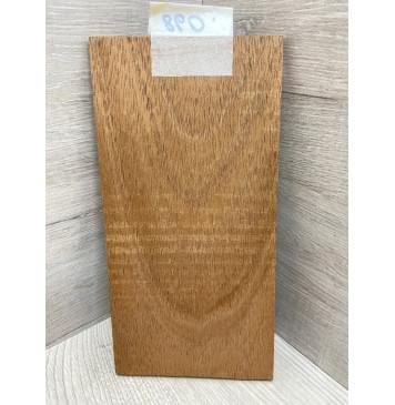 Махагон Кая заготовка накладки на головку грифа Тангент ААА 7х112х215 мм-1