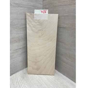 Клён Белый заготовка накладки на головку грифа Тангент АА 6х110х225 мм-3