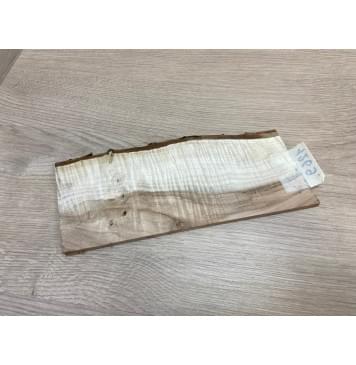 Клён Чёрный Явор, Волнистый заготовка накладки на головку грифа Смешанный АА Волна ААА 6х87-100х245 мм (Уценка-трещины)-7