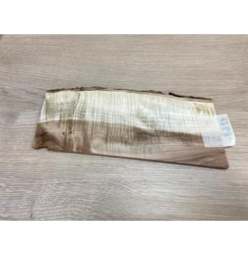 Клён Чёрный Явор, Волнистый заготовка накладки на головку грифа Смешанный АА Волна ААА 5х95-105х245 мм (Уценка-трещины) Клён Чёрный Явор, Волнистый заготовка накладки на головку грифа Смешанный АА Волна ААА 5х95-105х245 мм (Уценка-трещины)-10