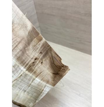 Клён Чёрный Явор, Волнистый заготовка накладки на головку грифа Смешанный АА Волна ААА 5х95-105х245 мм (Уценка-трещины) Клён Чёрный Явор, Волнистый заготовка накладки на головку грифа Смешанный АА Волна ААА 5х95-105х245 мм (Уценка-трещины)-9