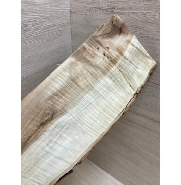 Клён Чёрный Явор, Волнистый заготовка накладки на головку грифа Смешанный АА Волна ААА 5х95-105х245 мм (Уценка-трещины) Клён Чёрный Явор, Волнистый заготовка накладки на головку грифа Смешанный АА Волна ААА 5х95-105х245 мм (Уценка-трещины)-5