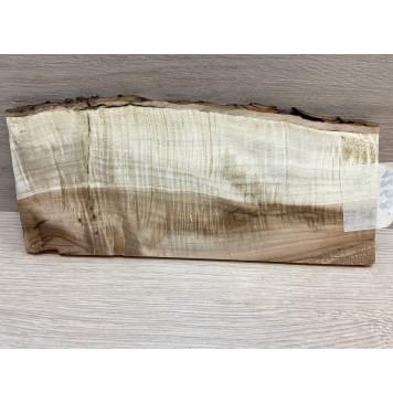 Клён Чёрный Явор, Волнистый заготовка накладки на головку грифа Смешанный АА Волна ААА 5х95-105х245 мм (Уценка-трещины) Клён Чёрный Явор, Волнистый заготовка накладки на головку грифа Смешанный АА Волна ААА 5х95-105х245 мм (Уценка-трещины)-4