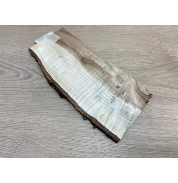 Клён Чёрный Явор, Волнистый заготовка накладки на головку грифа Смешанный АА Волна ААА 5х93-103х245 мм (Уценка-трещины)-8