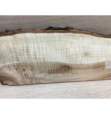 Клён Чёрный Явор, Волнистый заготовка накладки на головку грифа Смешанный АА Волна ААА 5х93-103х245 мм (Уценка-трещины)-5