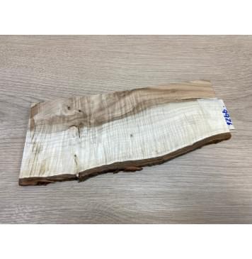 Клён Чёрный Явор, Волнистый заготовка накладки на головку грифа Смешанный АА Волна ААА 5.5х90-102х245 мм (Уценка-трещины)-7