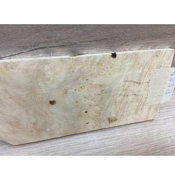 Клён Американский Каповый заготовка накладки на головку грифа Смешанный АА 8х93х180 мм-3
