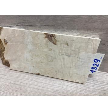 Клён Американский Каповый заготовка накладки на головку грифа Смешанный АА 8х93х180 мм-4