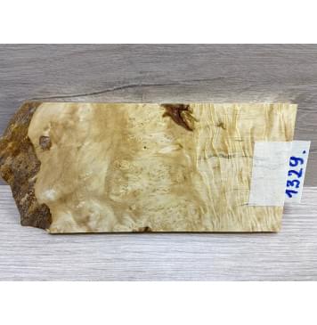 Клён Американский Каповый заготовка накладки на головку грифа Смешанный АА 8х93х180 мм-5