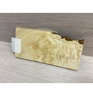 Клён Американский Каповый заготовка накладки на головку грифа Смешанный АА 9х75-97х200 мм-5
