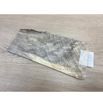 Тополь Болотный Волнистый заготовка накладки на головку грифа Смешанный ААА Волна ААА 5х95-115х230 мм-6