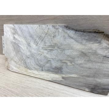 Тополь Болотный Волнистый заготовка накладки на головку грифа Смешанный ААА Волна ААА 5х95-115х230 мм-5