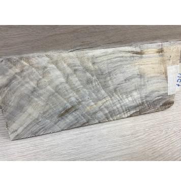 Тополь Болотный Волнистый заготовка накладки на головку грифа Смешанный ААА Волна ААА 5х107х250 мм-8