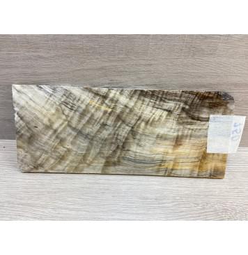 Тополь Болотный Волнистый заготовка накладки на головку грифа Смешанный ААА Волна ААА 5х107х250 мм-6