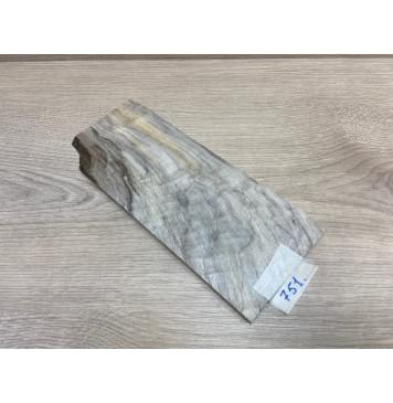 Тополь Болотный Волнистый заготовка накладки на головку грифа Смешанный ААА Волна ААА 6х107х250 мм-3