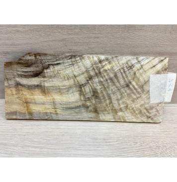 Тополь Болотный Волнистый заготовка накладки на головку грифа Смешанный ААА Волна ААА 6х107х250 мм-6