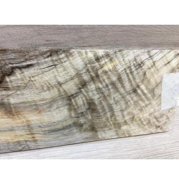 Тополь Болотный Волнистый заготовка накладки на головку грифа Смешанный ААА Волна ААА 6х107х250 мм-5