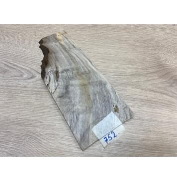 Тополь Болотный Волнистый заготовка накладки на головку грифа Смешанный ААА Волна ААА 6х60-107х255 мм (Уценка-трещина)-2