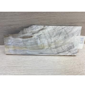 Тополь Болотный Волнистый заготовка накладки на головку грифа Смешанный ААА Волна ААА 6х60-107х255 мм (Уценка-трещина)-4