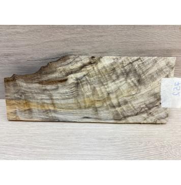 Тополь Болотный Волнистый заготовка накладки на головку грифа Смешанный ААА Волна ААА 6х60-107х255 мм (Уценка-трещина)-7