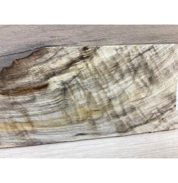 Тополь Болотный Волнистый заготовка накладки на головку грифа Смешанный ААА Волна ААА 6х60-107х255 мм (Уценка-трещина)-8