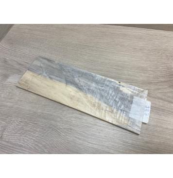 Тополь Болотный Волнистый заготовка накладки на головку грифа Смешанный ААА Волна АА 6х95-100х280 мм-11