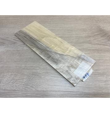 Тополь Болотный Волнистый заготовка накладки на головку грифа Смешанный ААА Волна А 6х100х280 мм-3