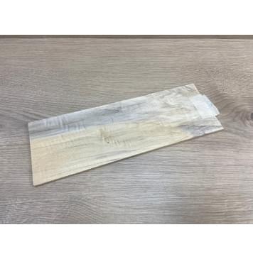 Тополь Болотный Волнистый заготовка накладки на головку грифа Смешанный ААА Волна А 6х100х280 мм-1