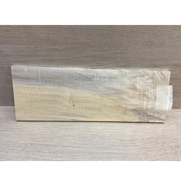 Тополь Болотный Волнистый заготовка накладки на головку грифа Смешанный ААА Волна А 6х100х280 мм-2