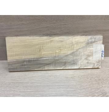 Тополь Болотный Волнистый заготовка накладки на головку грифа Смешанный ААА Волна А 6х100х280 мм-4