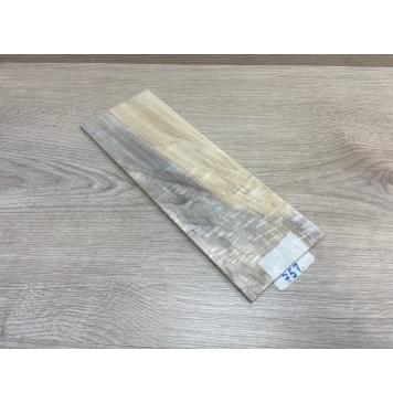 Тополь Болотный Волнистый заготовка накладки на головку грифа Смешанный ААА Волна АА 5х100х280 мм-4
