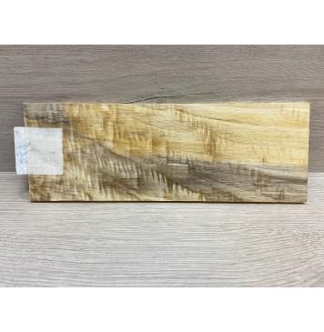 Тополь Болотный Волнистый заготовка накладки на головку грифа Смешанный ААА Волна АА 5х100х280 мм-5