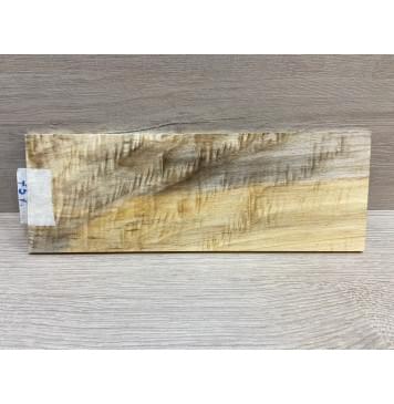 Тополь Болотный Волнистый заготовка накладки на головку грифа Смешанный ААА Волна АА 5х100х280 мм-6