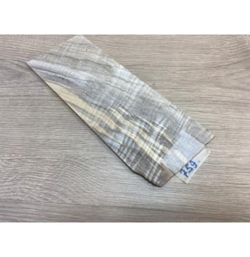 Тополь Болотный Волнистый заготовка накладки на головку грифа Смешанный ААА Волна ААА 5.5х90х230 мм-4