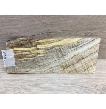 Тополь Болотный Волнистый заготовка накладки на головку грифа Смешанный ААА Волна ААА 5.5х90х230 мм-0