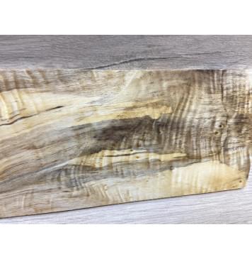 Тополь Болотный Волнистый заготовка накладки на головку грифа Смешанный ААА Волна А 5.5х102х230 мм-6