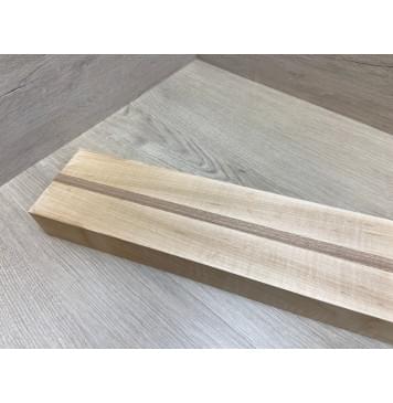 Ольха Волнистая/Сапели заготовка для переклеенного грифа электрогитары Радиал АА 50х(46-13-46)х695 мм - из 3х частей-8