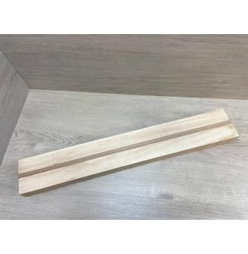 Ольха Волнистая/Сапели заготовка для переклеенного грифа электрогитары Радиал АА 50х(46-13-46)х695 мм - из 3х частей-7