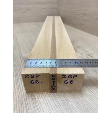 Ольха Волнистая/Сапели заготовка для переклеенного грифа электрогитары Радиал АА 50х(46-13-46)х695 мм - из 3х частей-4