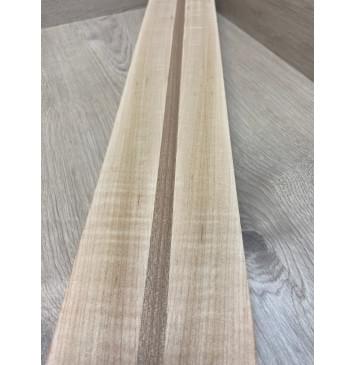 Ольха Волнистая/Сапели заготовка для переклеенного грифа электрогитары Радиал АА 50х(46-13-46)х695 мм - из 3х частей-3