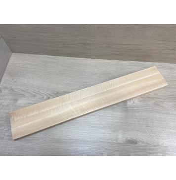 Ольха Волнистая заготовка грифа безголовой гитары Радиал АА Волна АА 25х(39-22-39)х645 мм - из 3х частей-0