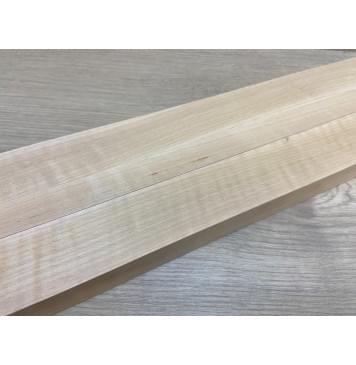 Ольха Волнистая заготовка грифа безголовой гитары Радиал АА Волна АА 25х(39-22-39)х645 мм - из 3х частей-5