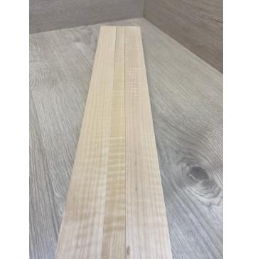 Ольха Волнистая заготовка грифа безголовой гитары Радиал АА Волна АА 29х(40-20-40)х610 мм - из 3х частей-4