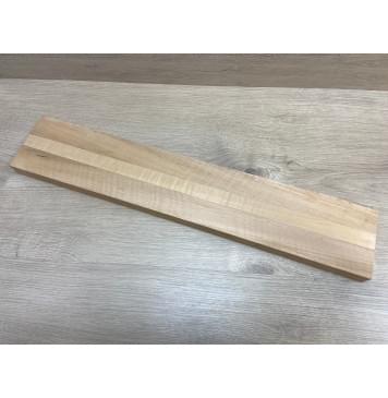 Ольха Волнистая заготовка грифа безголовой гитары Радиал АА Волна АА 29х(43-24-43)х610 мм - из 3х частей-7